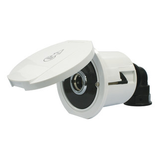 Water Outlet White Round Cover