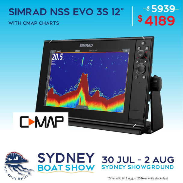 SIMRAD NSS 12 Evo 3S MFD with CMAP Reveal Options