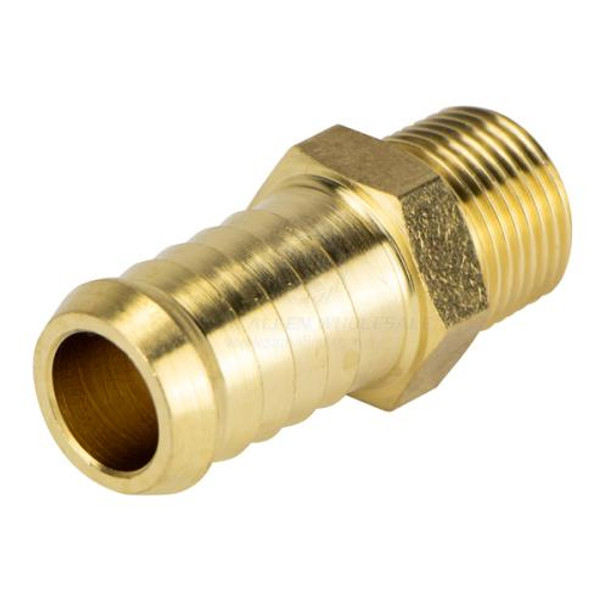 Brass Hose Tail 3/8 BSP TM x 16mm