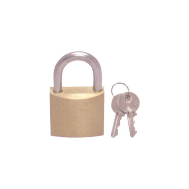 Stainless Steel Padlock with Brass Body 45mm