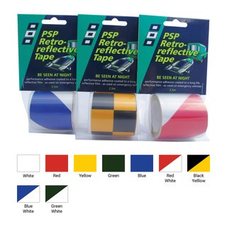 Retro Reflective Tape - 2 Roll Pack 25mm x 2.5m