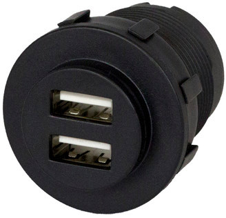 Sutars Dual USB Socket Illuminated