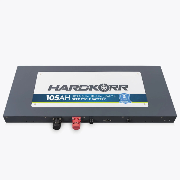 Hardkorr 105AH Ultraslim Lithium (LifePO4) Battery With - Bluetooth