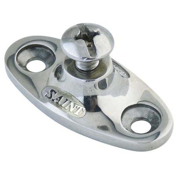 Saint Stainless Steel Oval Canopy Side Mount
