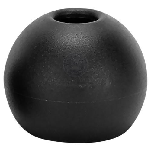 Black Nylon Parrel Beads