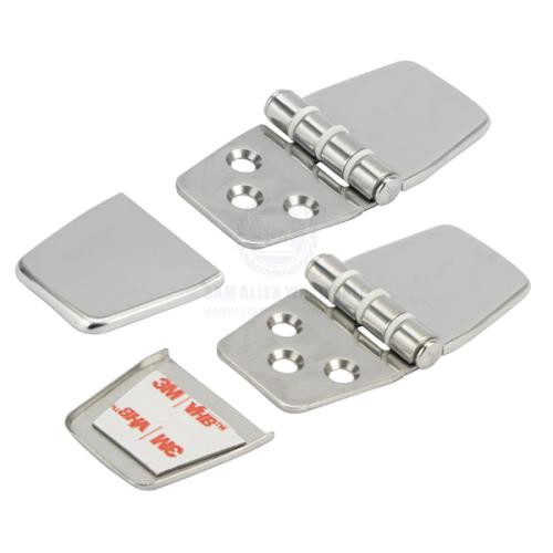 Hinges - Strap - Stamped - Anti-Slam - Stainless Steel - Covered