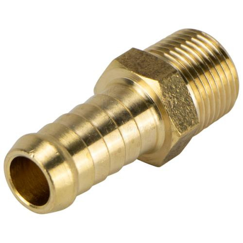 Hose Tail Brass Straight BSPTM