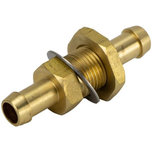 Relaxn Hose Joiner - Brass Through Bulkhead