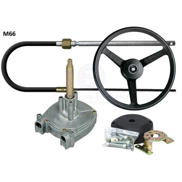 Ultraflex Mechanical Steering Kits - Rotech-I Planetary Gear Helm - T71FC