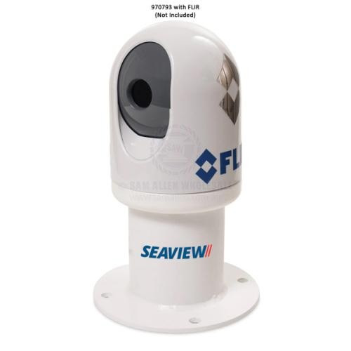 Seaview Thermal Camera Mount 143mm High Suit Flir Md325 & Md625 White