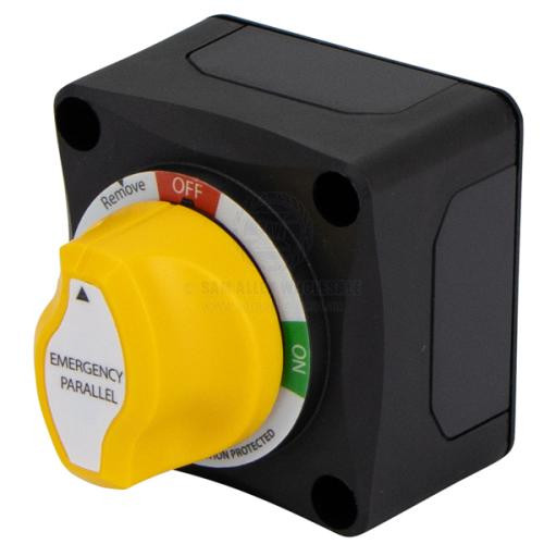 Switch Battery Isolator Emergency Parallel HD Compact Surface Mount