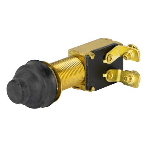 Switch Push Button Momentary (ON) CPB Knob with Black Boot 12V 20AMP