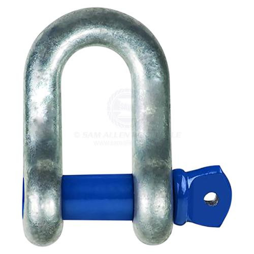 Shackles - D - Screw PIN Galvanised - Grade S