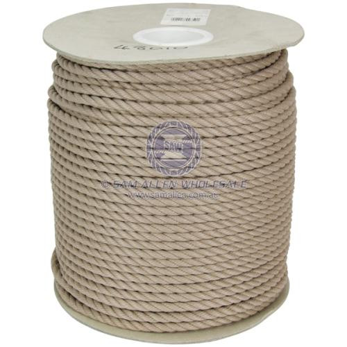 Rope - Polypropylene - 3 Strand Laid - Faux Hemp Colour