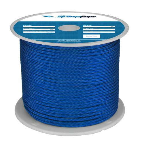 Strong Rope - Polyester Double Braid Solid Colour (Blue)