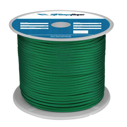 Strong Rope - Polyester Double Braid Solid Colour (Green)