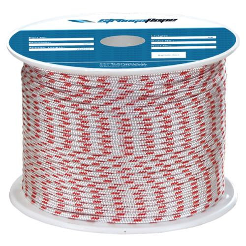 Strong Rope - Polyester Yachting Braid (Red Fleck)