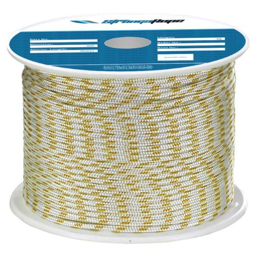 Strong Rope - Polyester Yachting Braid (Yellow Fleck)