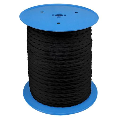 Strong Rope - Polyethylene - Mono Ski - 8 Strand Braided (Black)