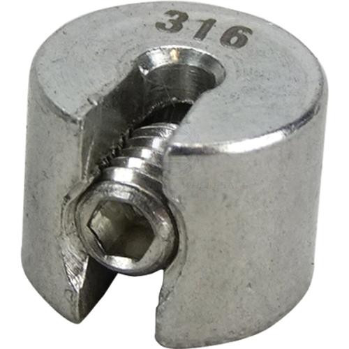 Adjustable Stop - Stainless Steel - 316G