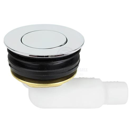 Sink Waste - Chrome Plated Flip Drain With Elbow