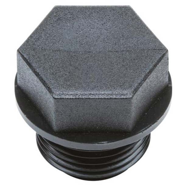 Plug Black Nylon 3/8 Inch BSPM Suit Can-SB Flexible Water Tanks