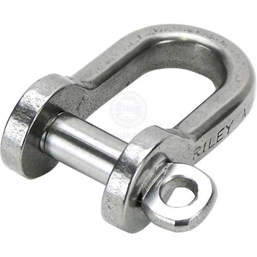 Riley Shackle S/Steel Heavy Duty Standard Dee 5/16 Pin