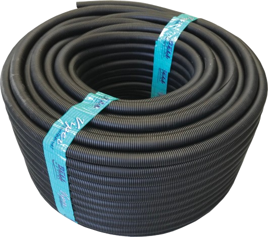 Corrugated Split Tubing Polypropylene UV Stable Chemical/Temperature Resistant – Per Mtr