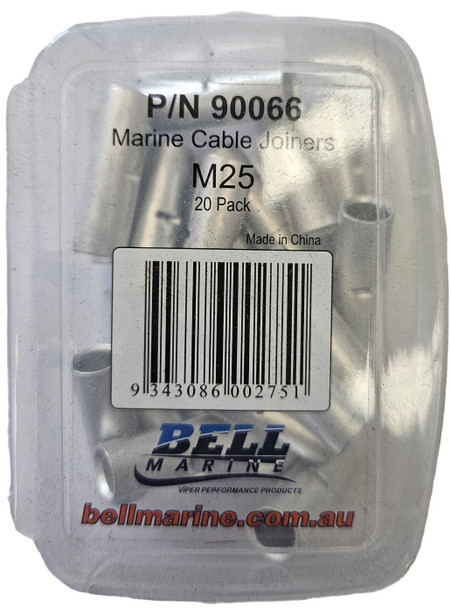 Cable Joiners M25 Tinned Copper – 20 Pack