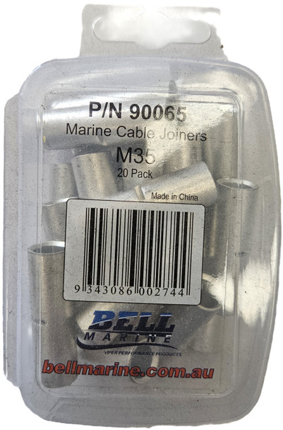 Cable Joiners M35 Tinned Copper – 20 Pack