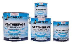 Norglass Weatherfast Premium Enamel Satin Size Range