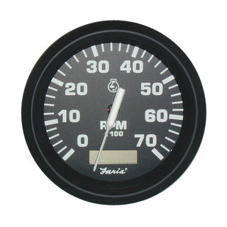 Faria Euro Style 4" Gauge Tachometer/Hourmeter