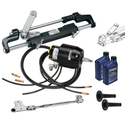 Ultraflex Hydraulic Steering Kits - Twin Engine Single Cylinder - Honda / Suzuki Engines