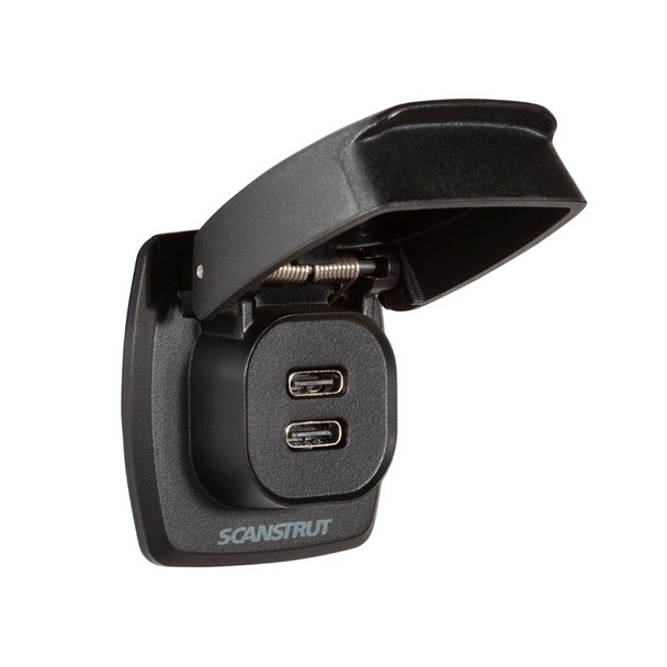 Scanstrut Charger Flip Pro Max Dual USB-C 12/24V Socket