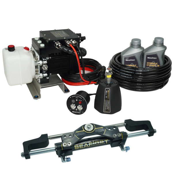 Seafirst Hydraulic Power Steering Kit up to 350hp