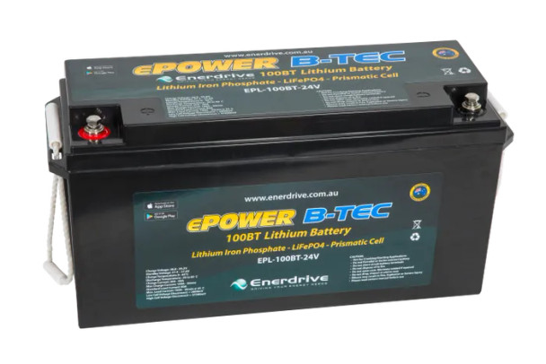 Enerdrive ePower B-TEC 100AMP 24V LIFEPO4 Battery BT