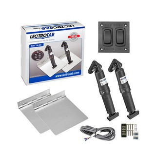 LectroTab Trim Tab Kit 9 x 9" with Stainless Steel Plates & Standard Switch