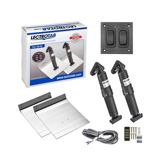 LectroTab Trim Tab Kit 9 x 12" with Aluminium Plates & Standard Switch