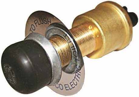 Jabsco Electric Toilet Flush Switch & Decal