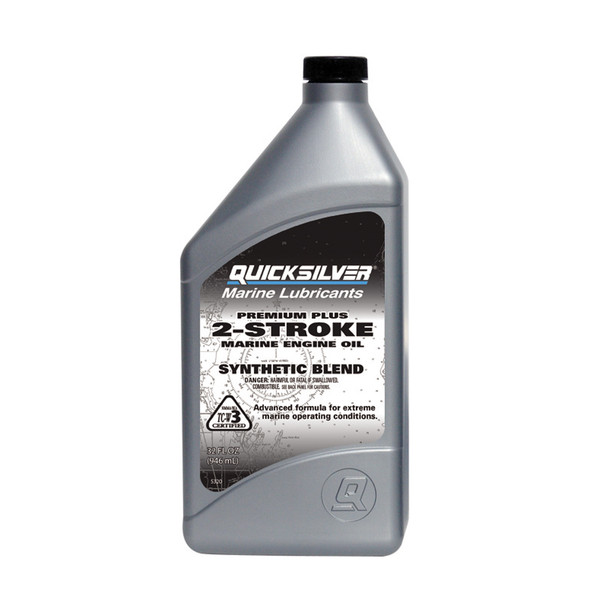 QuickSilver 2-Stroke Oil - Mercury Premium Plus TC-W3