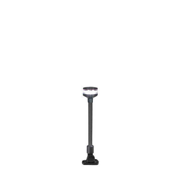 Navigation Light Pole - Black, 360° LED Fold Down