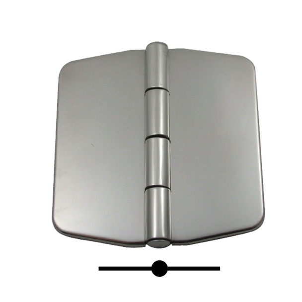 Marine Town Covered Stainless Steel Hinges - Low Profile