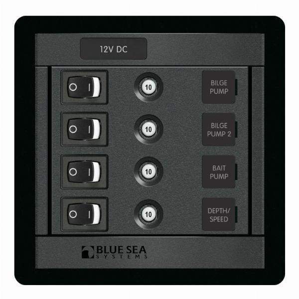 Blue Sea 4 Position Switch CLB Square