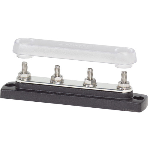 Blue Sea Common 150A BusBar - Four 1/4"- 20 Studs with Cover