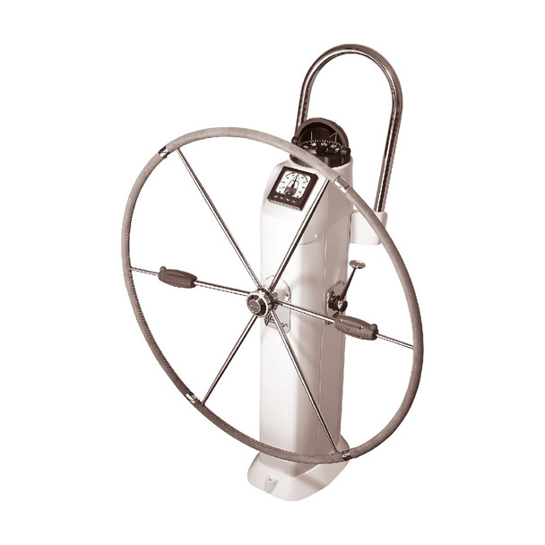 Lewmar Folding Yacht Wheel - 6 Spoke Hide Cover