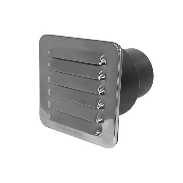 Marine Town Louvre Vents - Stainless Steel with Tail