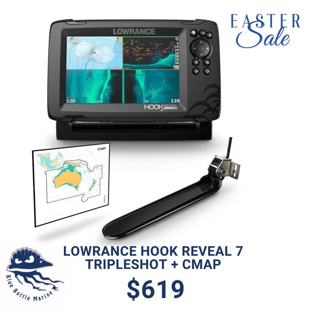 Lowrance Hook Reveal 7 TripleShot AUS/NZ - Easter Special