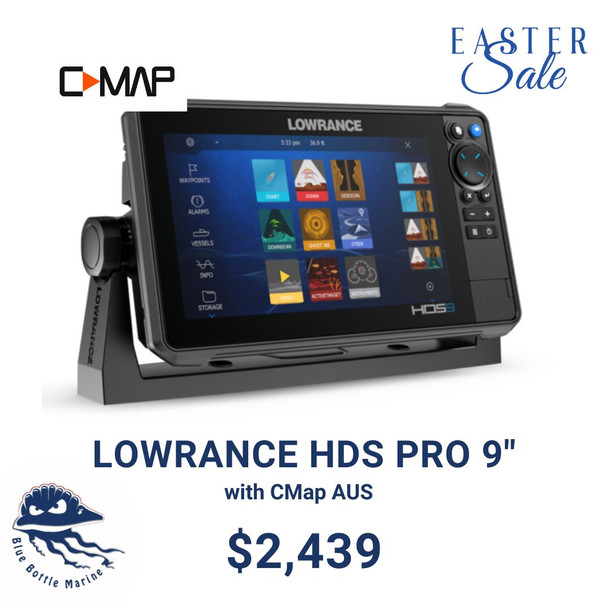 Lowrance HDS Pro 9 with CMap AUS No Transducer - Easter Special