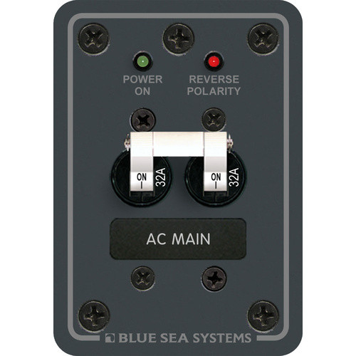 Blue Sea Circuit Breaker Panel AC 230V - Main Only