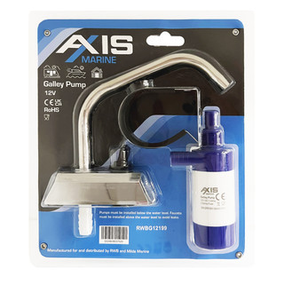AXIS Galley Pump & Faucet Kit 12v 100GPH